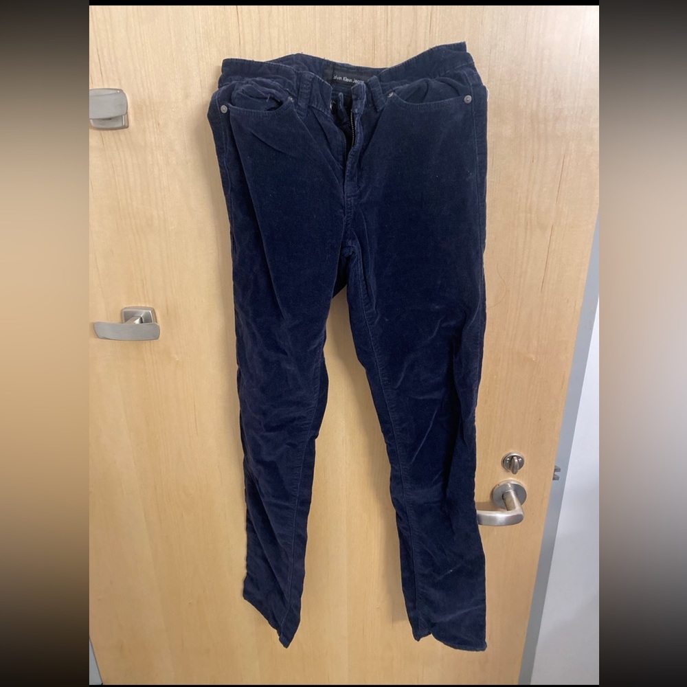 Calvin Klein Navy Corduroy Jeans